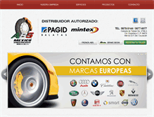 Tablet Screenshot of frenosabsmexico.com.mx